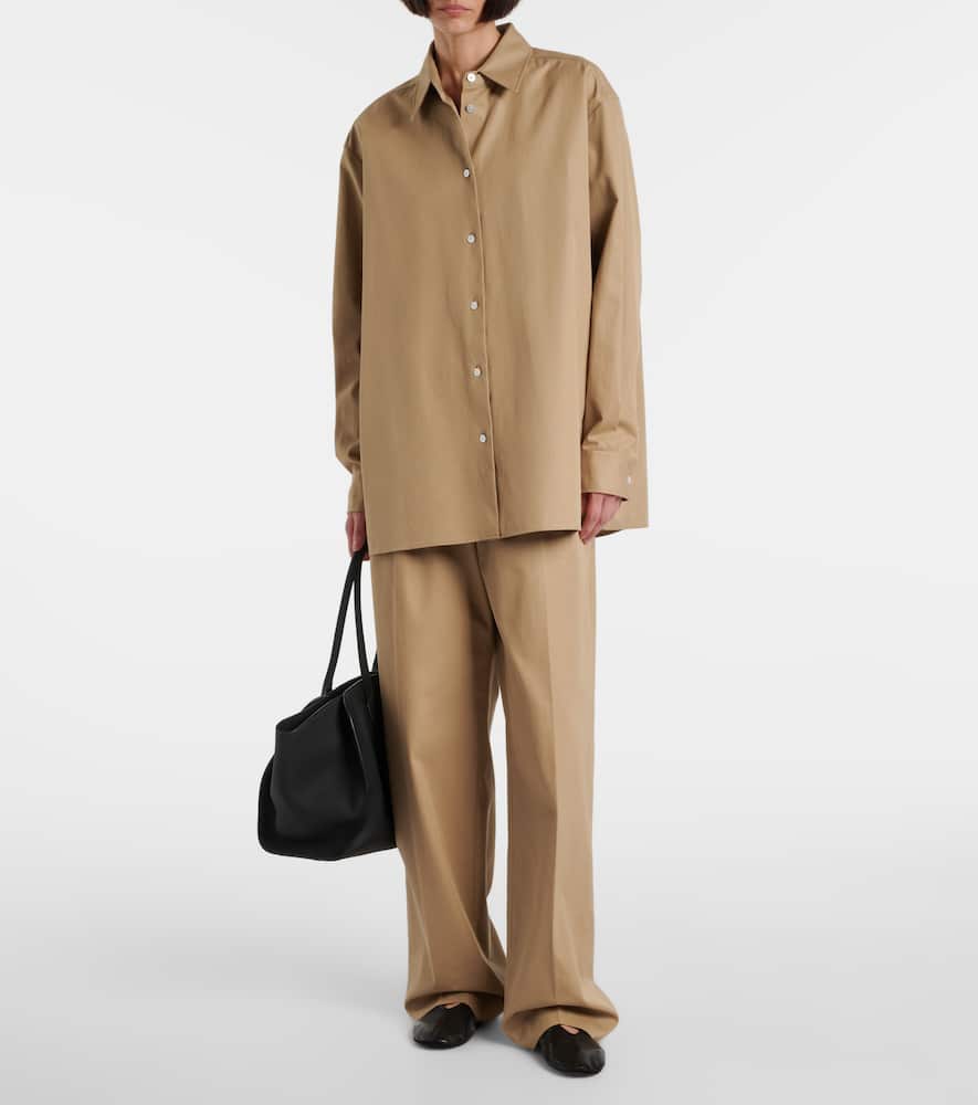Tansy cotton and cashmere shirt