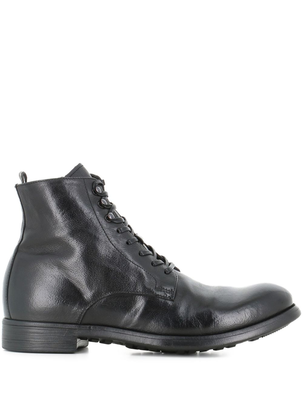 Lace-up chelsea boots - Black