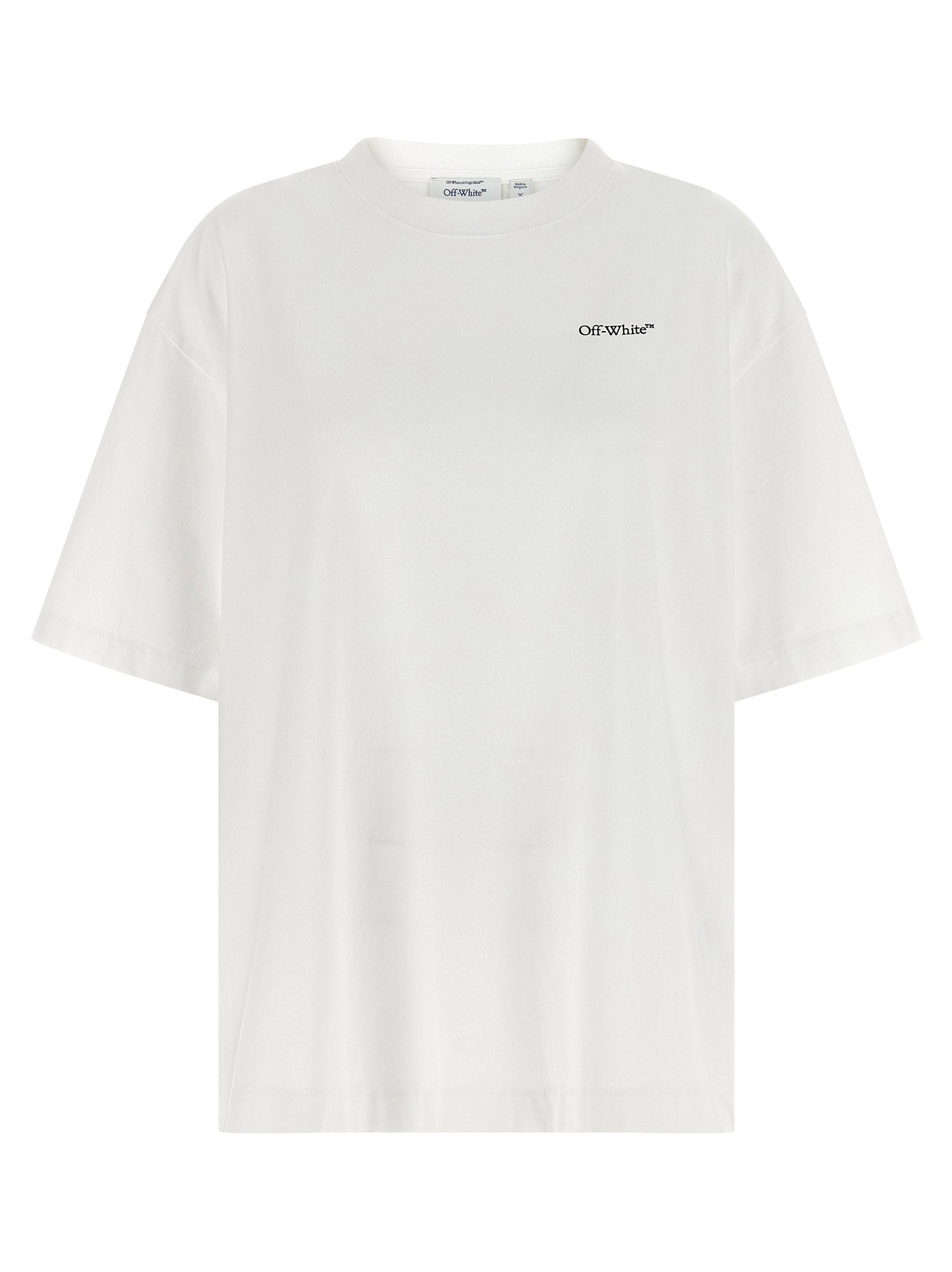 Logo-Print Half Arrow T-Shirt — White