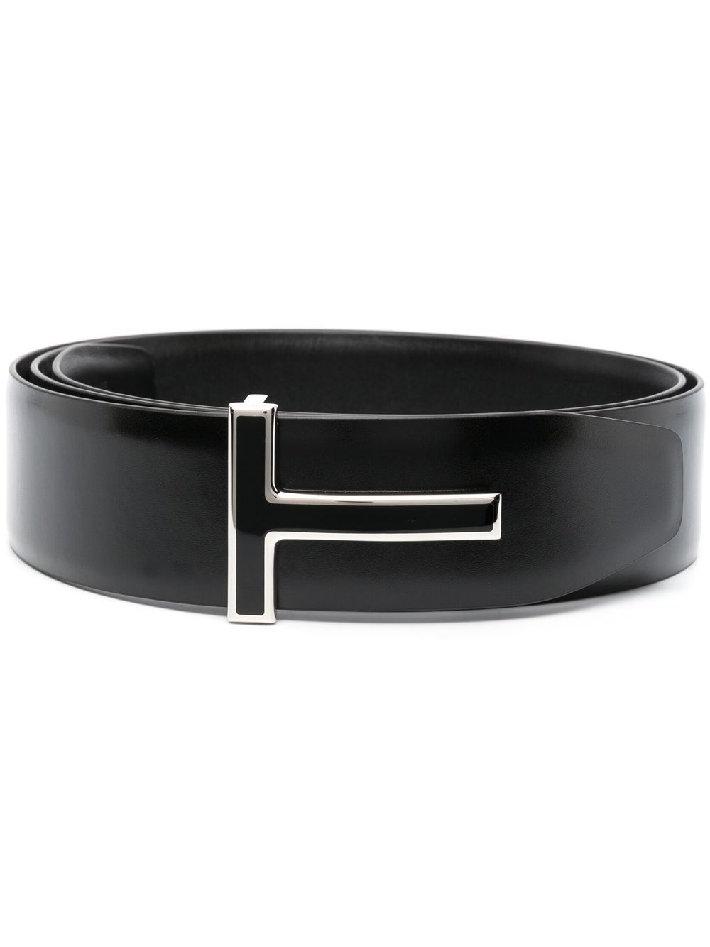 Reversible logo belt - Black