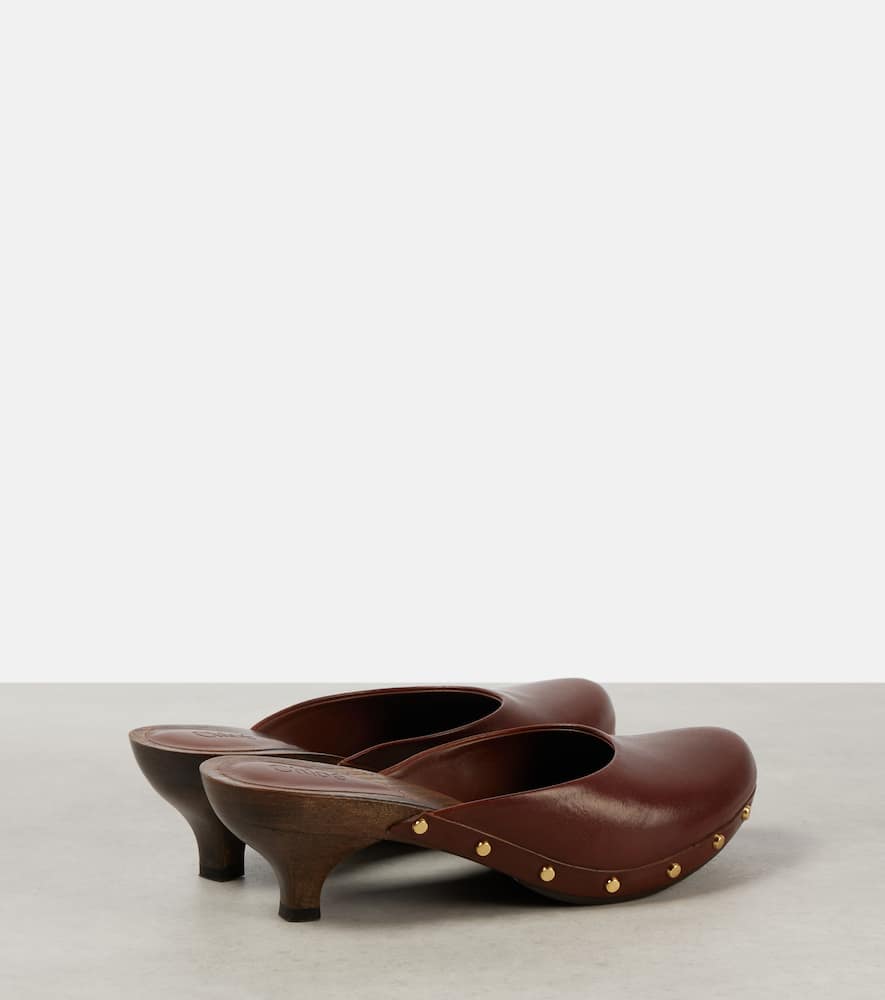 Chloé Nil shearling-lined leather sandals