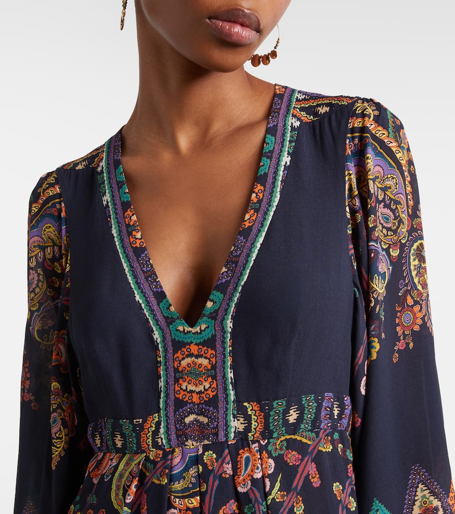 Paisley maxi dress