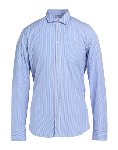 Man Shirt Light blue Size 16 Cotton