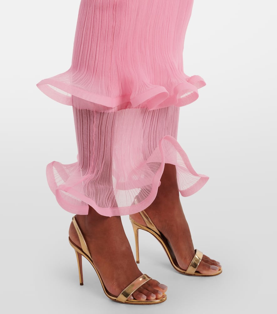 Simkhai Daniella ruffled midi dress