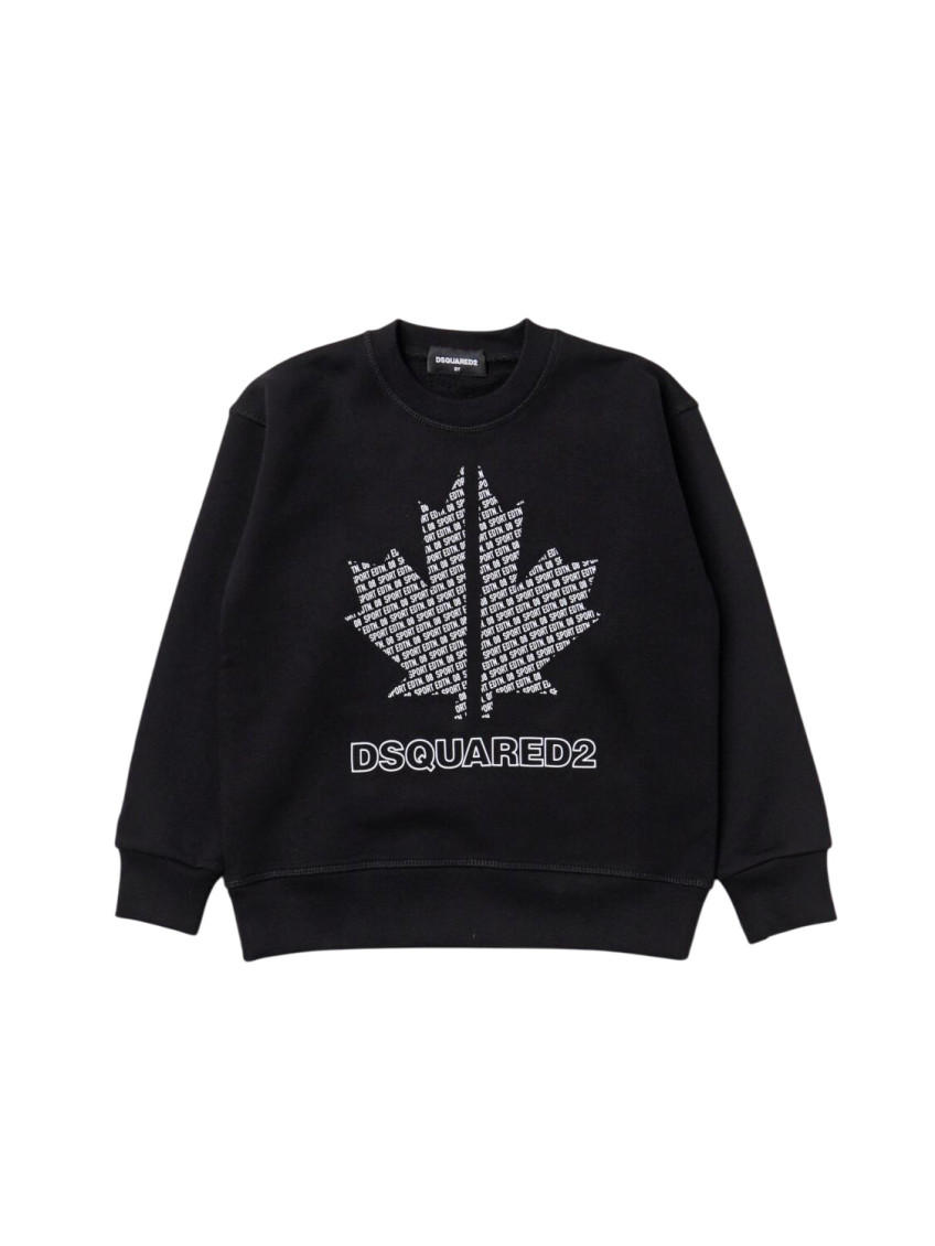 Boys Black Graphic Sweatshirt