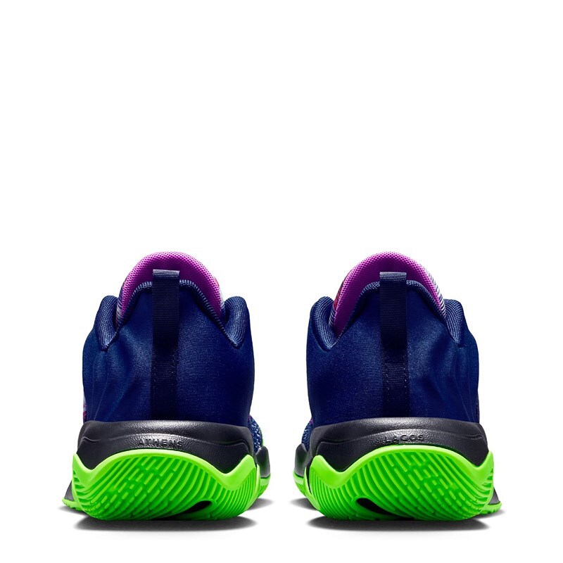Kids' Giannis Immortality 4 Basketball Shoe Big Kid Shoes (Black/Purple/Green)