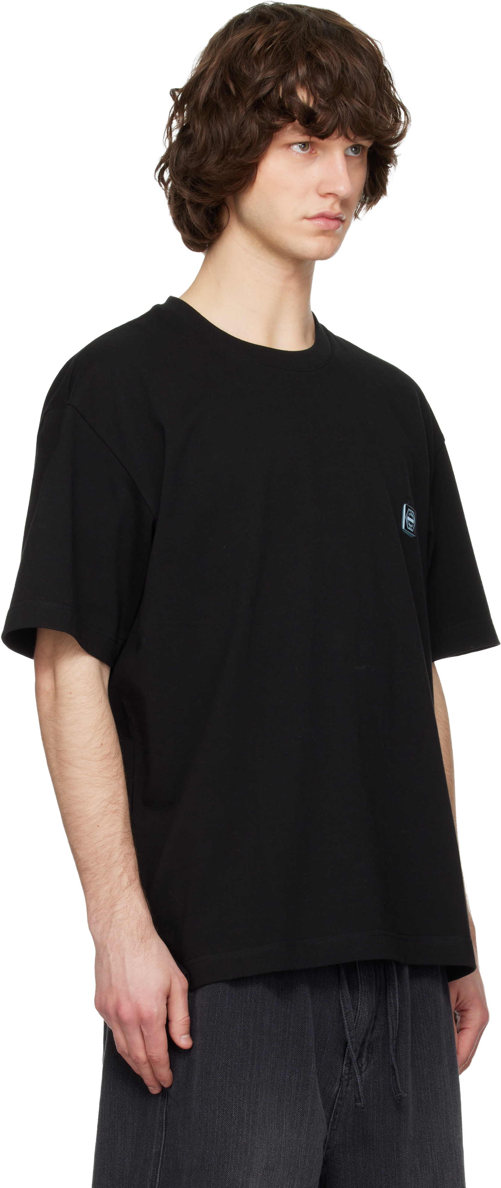 Black Butterfly Graphic Short-Sleeve T-shirt
