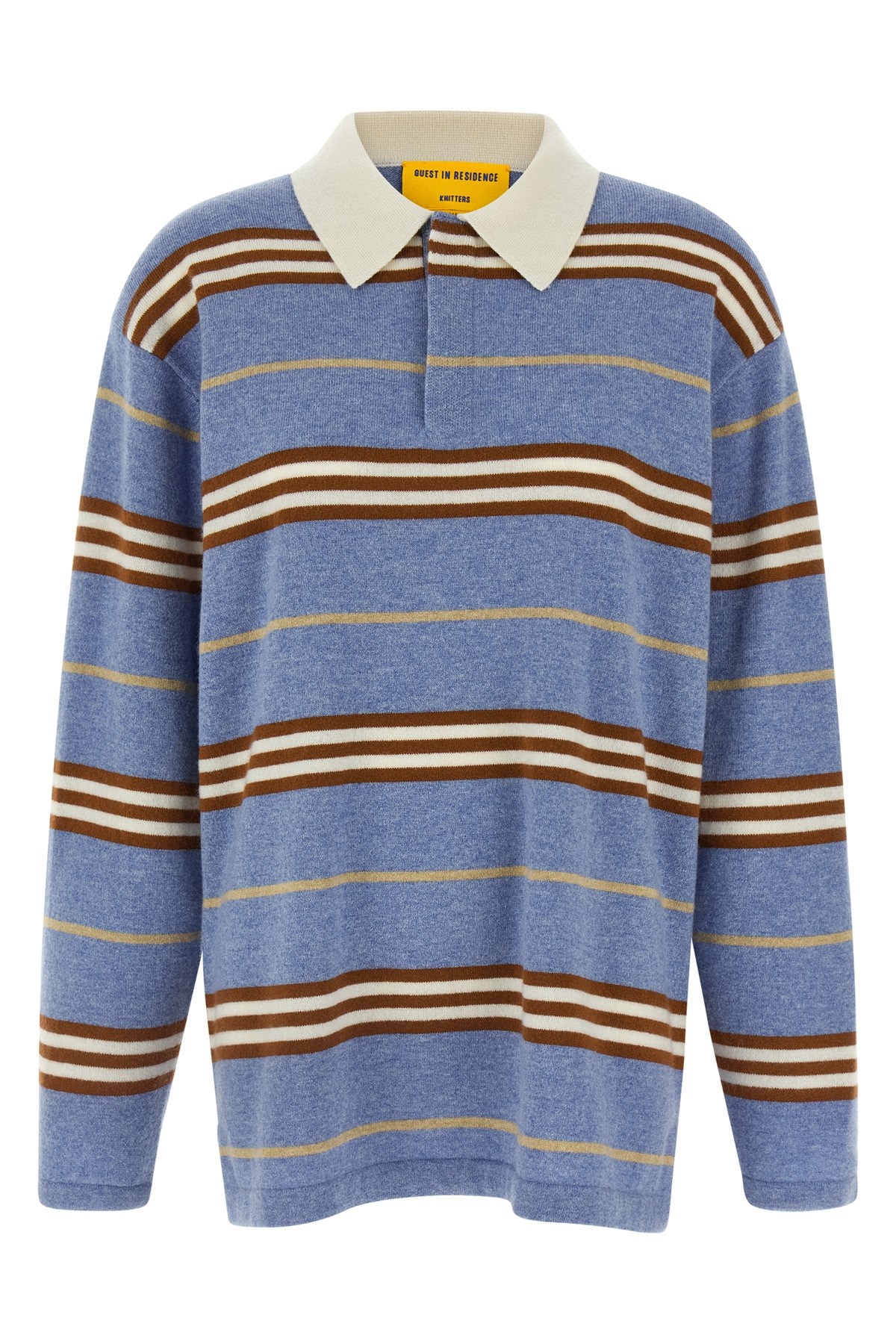 'Striped Rugby' Polo Shirt