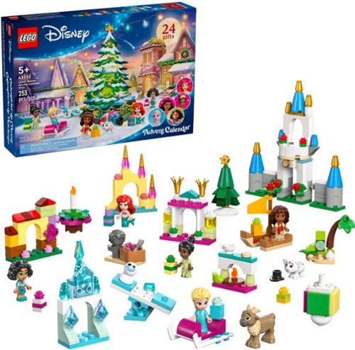 Disney Advent Calendar 2024 Buildable Christmas Toy for Kids 43253
