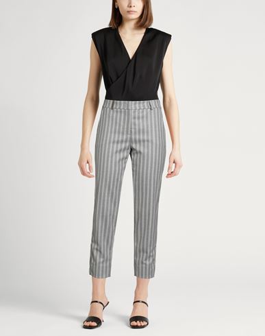 Icon 4718 Woman Pants Grey Size 6 Virgin Wool, Polyamide, Polyester, Elastane