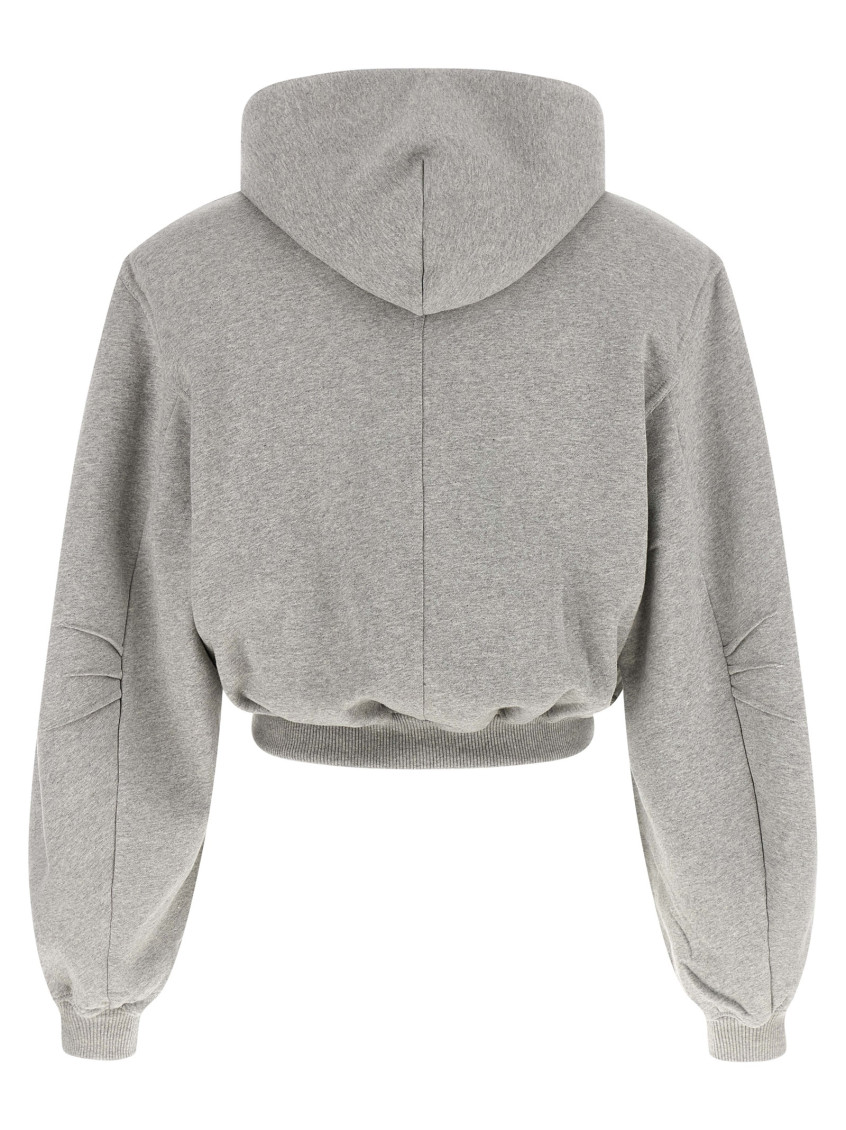 Logo-embroidered Zip-up Hoodie