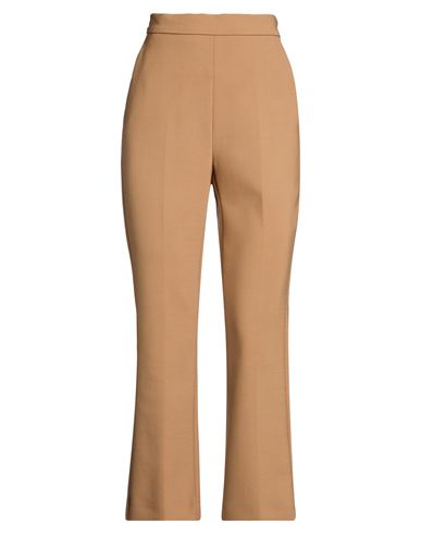 Woman Pants Camel Size 0 Virgin Wool, Elastane
