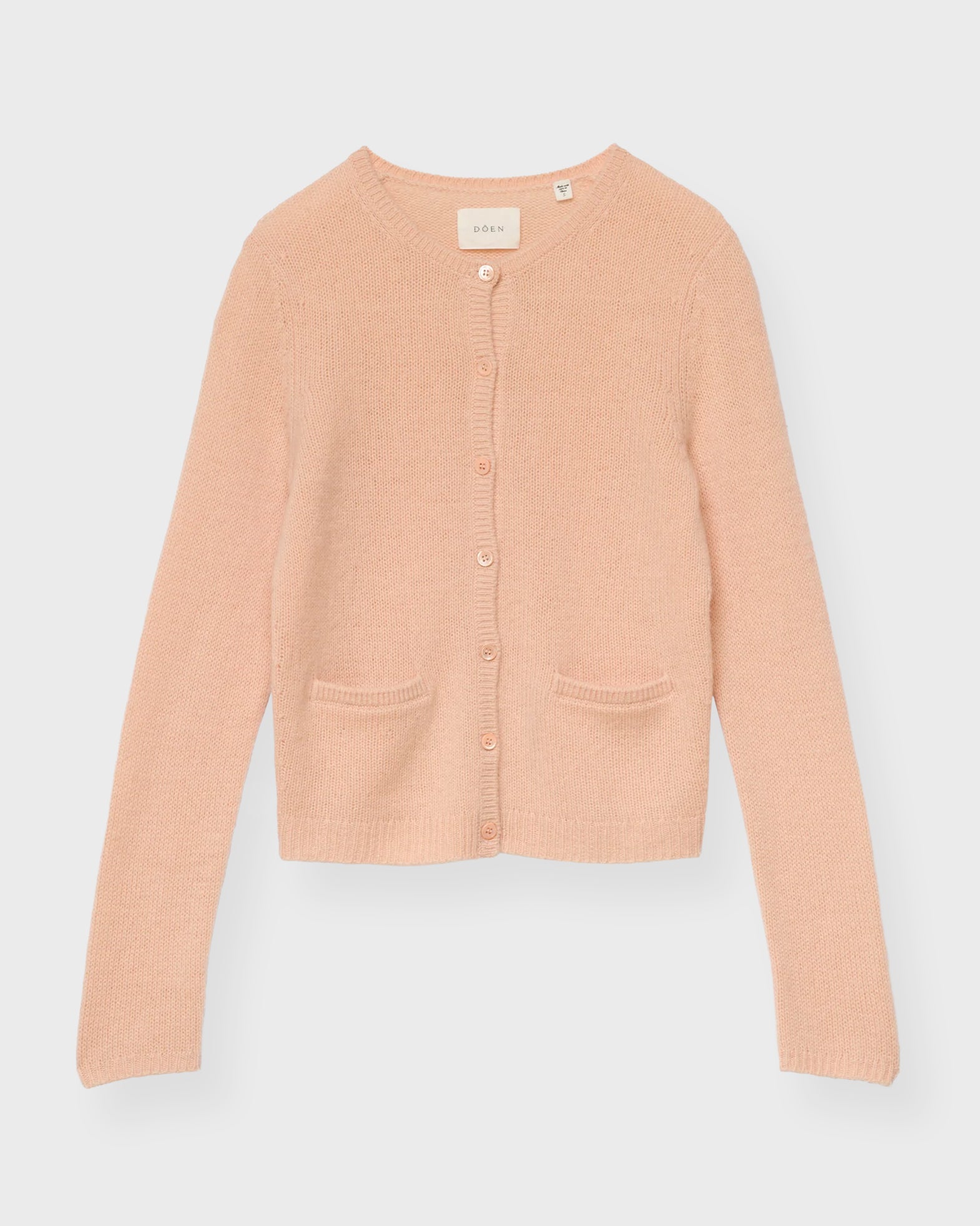 DÔEN Cardigan Thea Cashmere Light pink