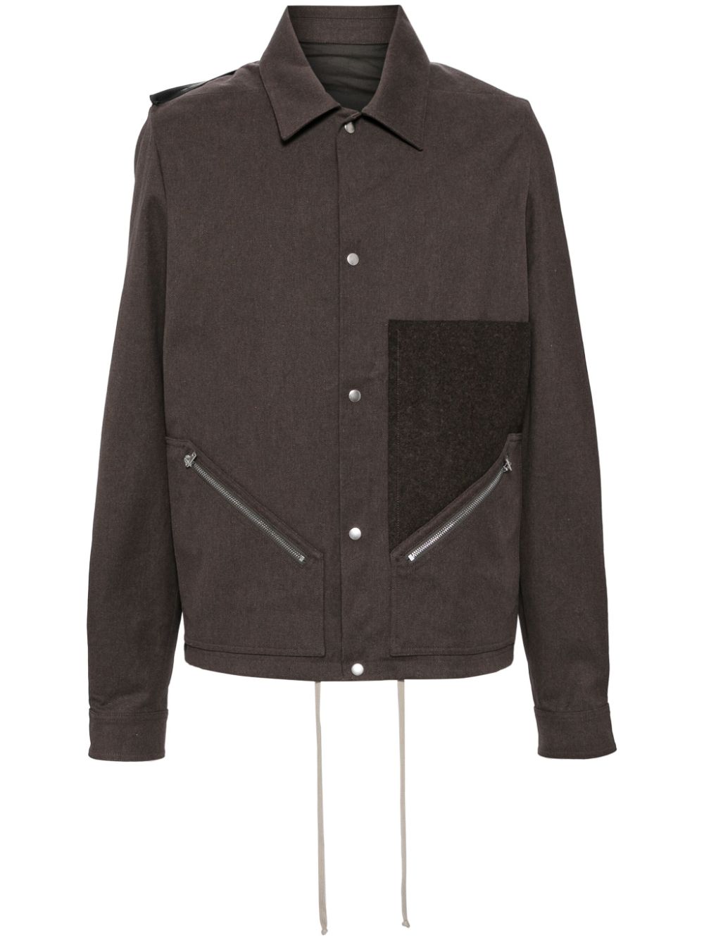 Tour Snap Front jacket - Brown