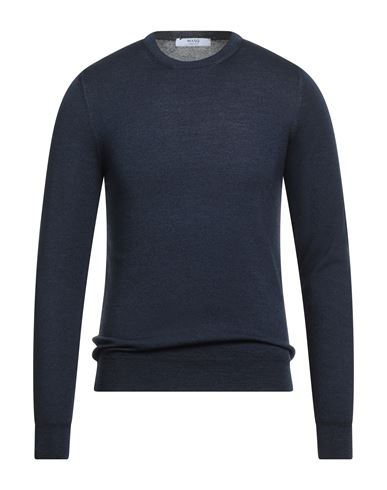 Man Sweater Midnight blue Size 36 Merino Wool