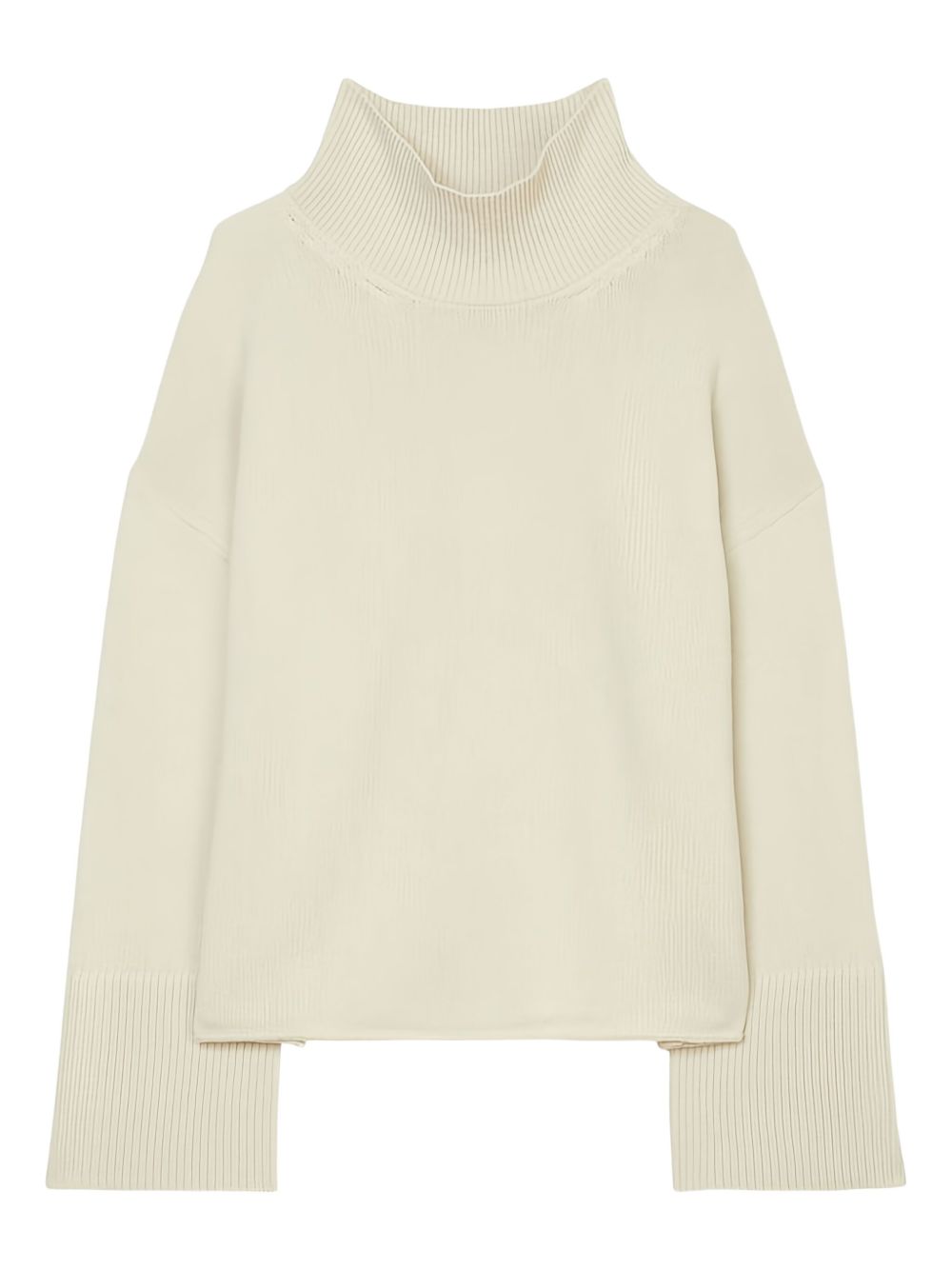 High-neck sweater - Neutrals