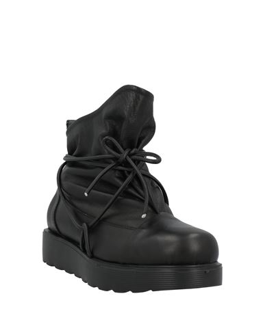 Woman Ankle boots Black Size 4 Leather