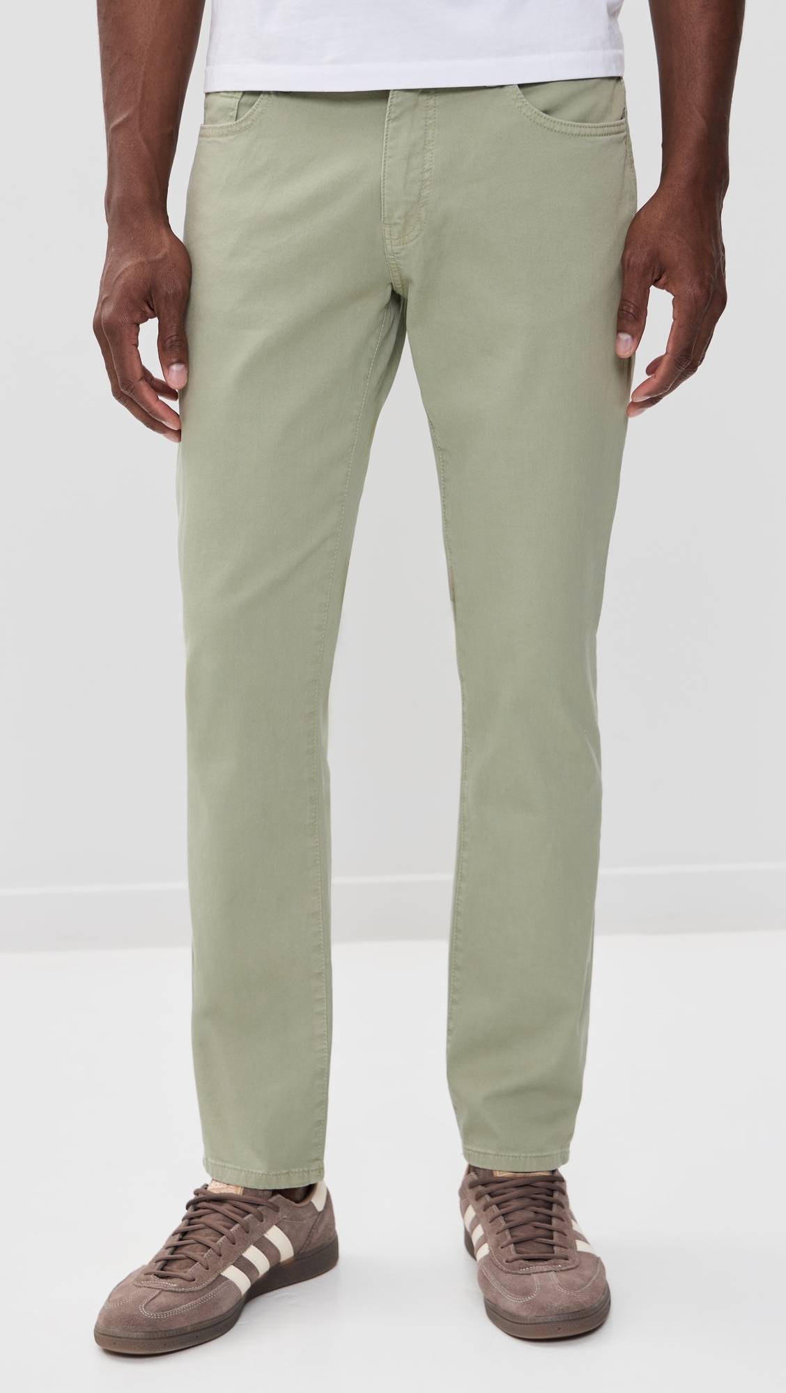 Ams Slim Twill Pants Fossil