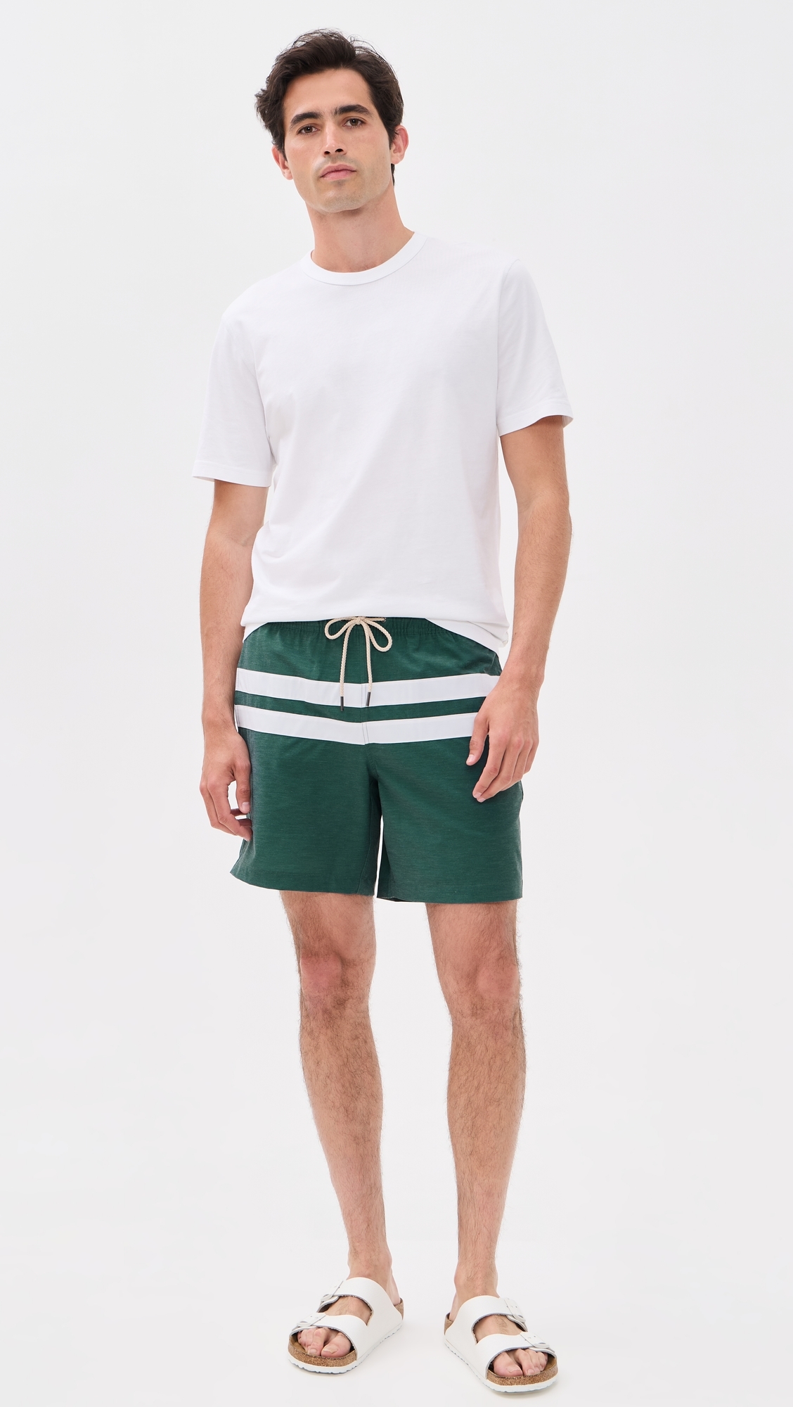 X Foot Joy Bayberry Swim Trunks 7 Fairway Green