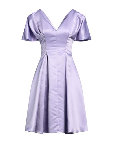 Woman Midi dress Mauve Size 4 Polyester