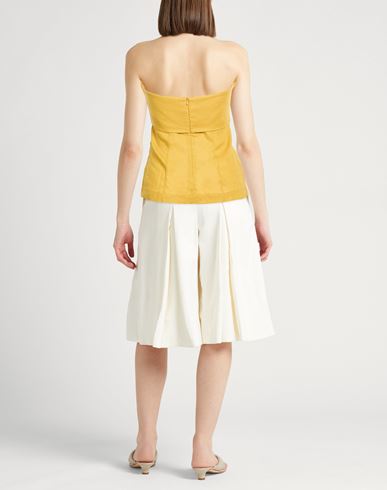 Woman Top Marigold Size 6 Linen