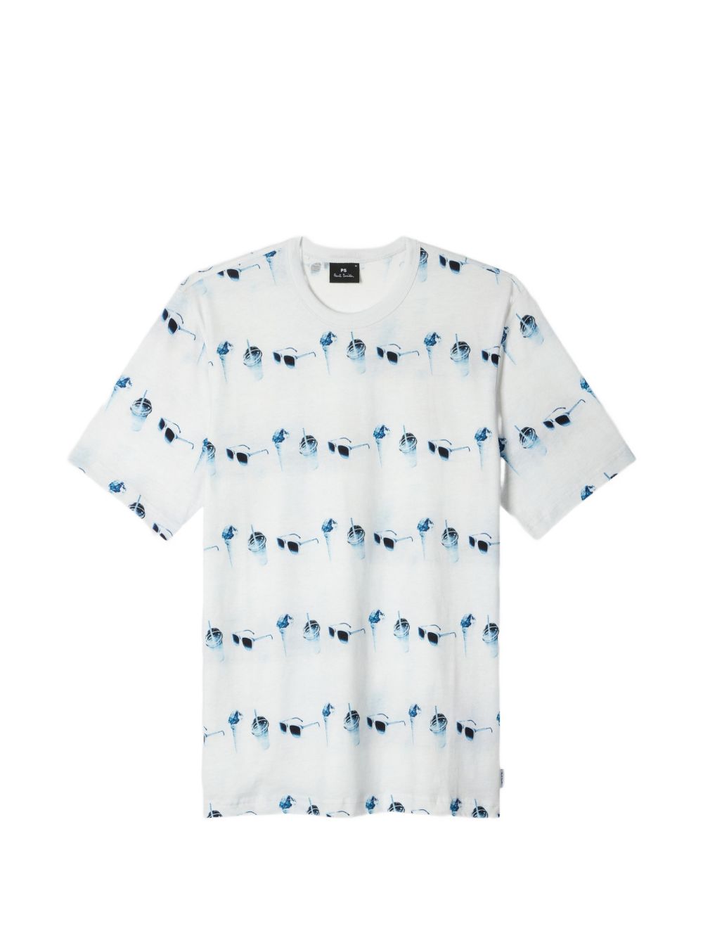 Printed cotton t-shirt