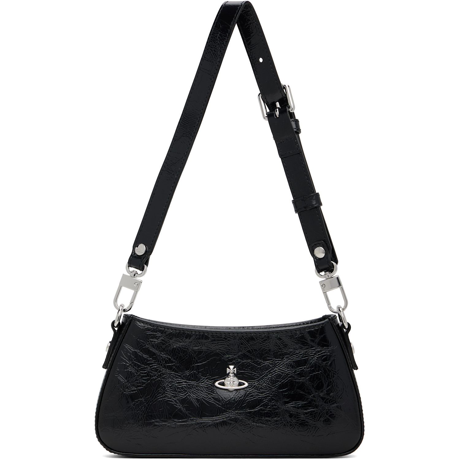 Black Tasha Shoulder Phone Bag