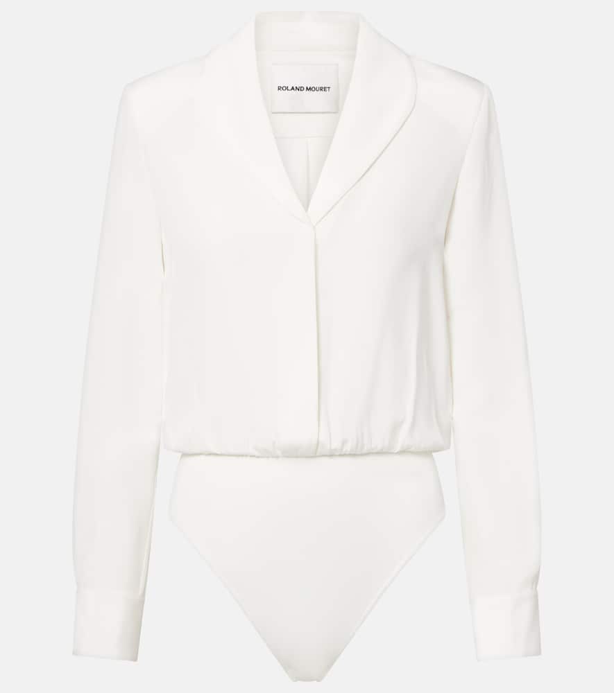 Silk satin bodysuit