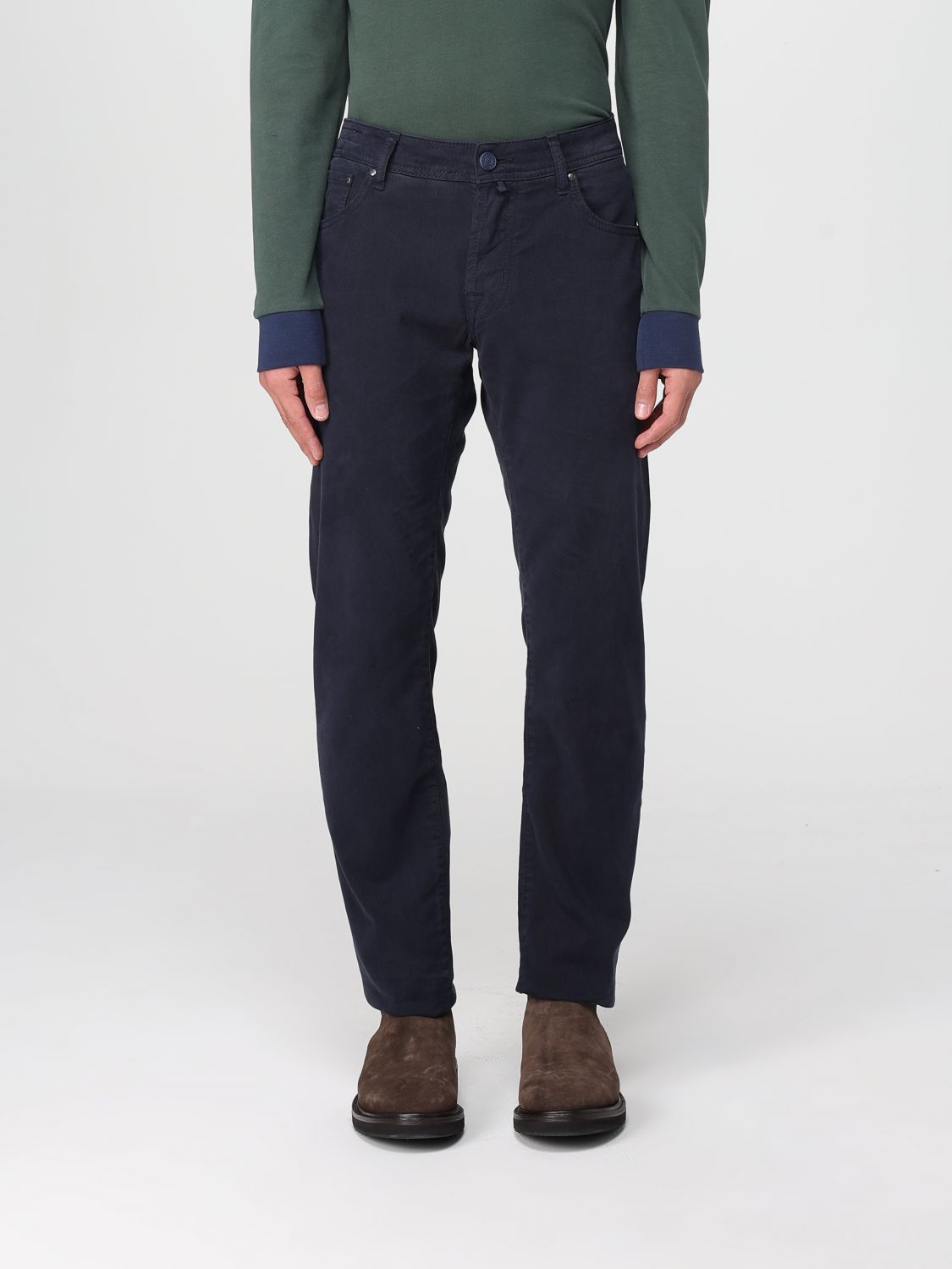 Pants Men color Blue