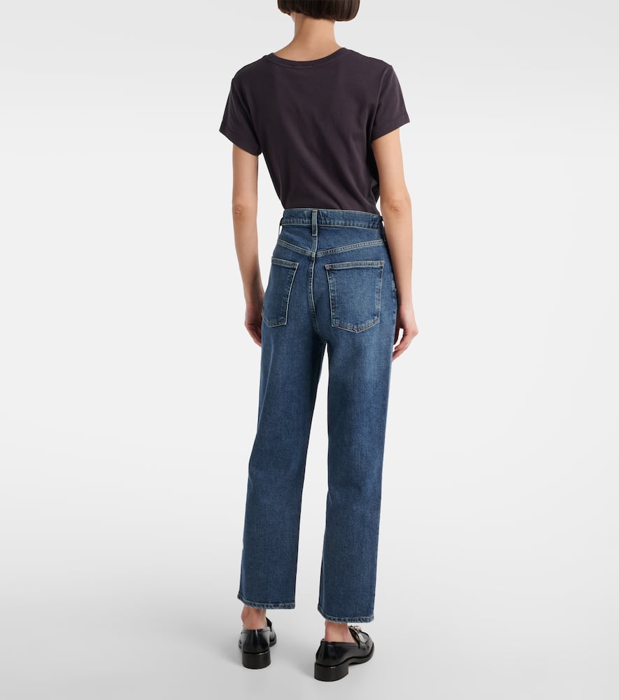 '90s Pinch Waist Crop straight jeans