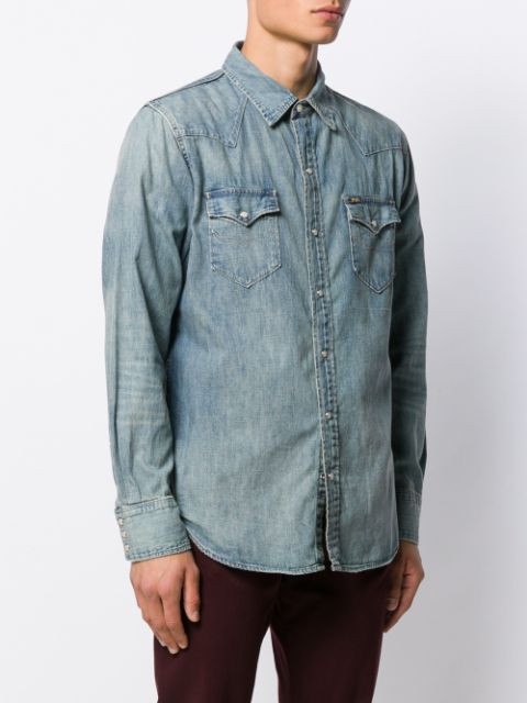 Western denim shirt