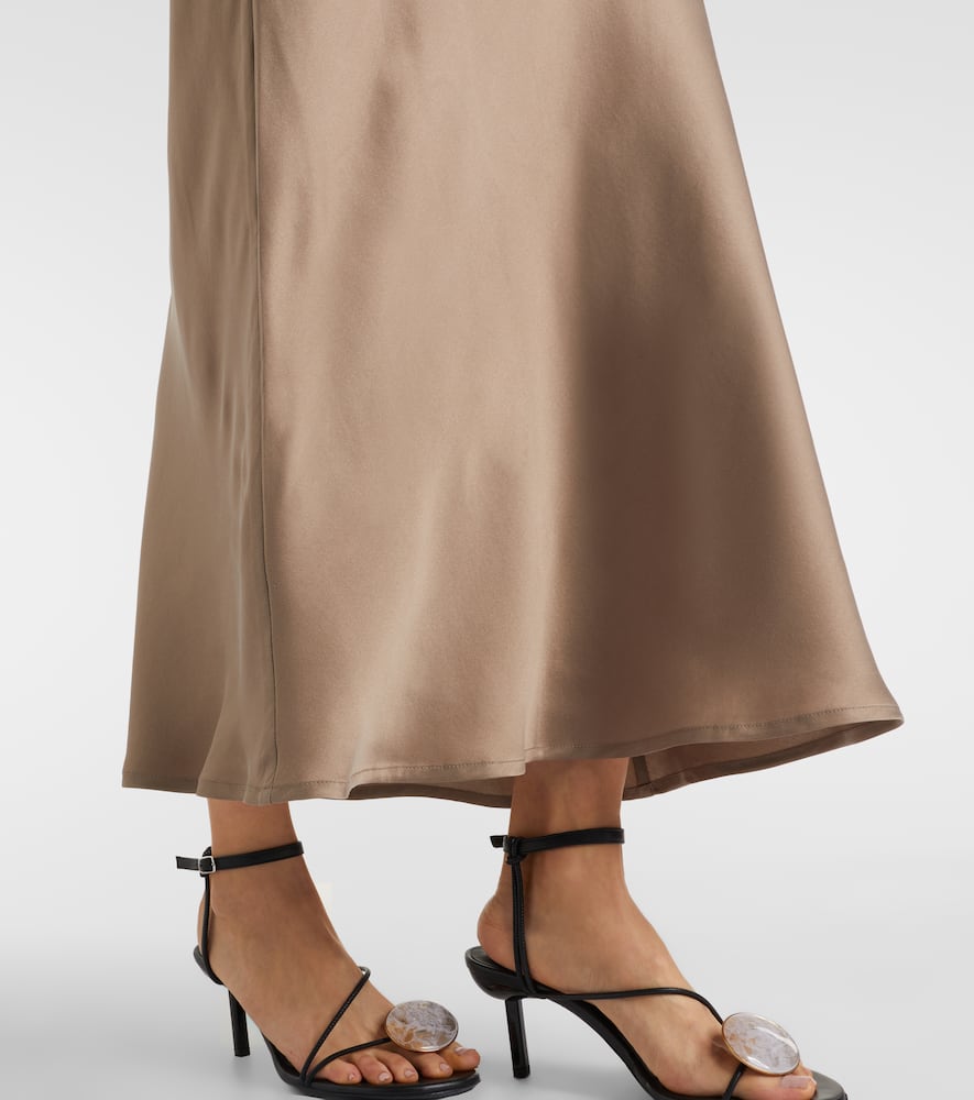 Valencia silk charmeuse maxi dress