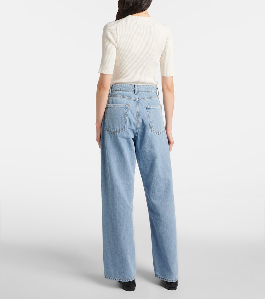 Róhe Low-rise wide-leg jeans