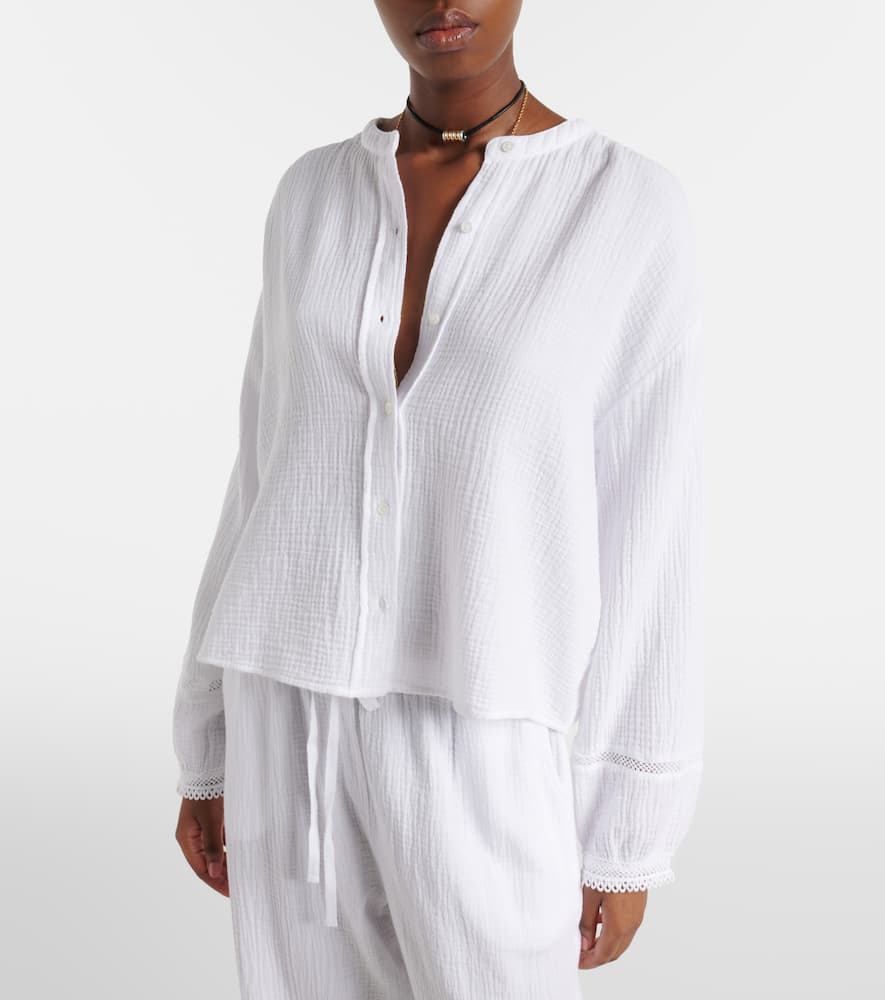 Taria cotton muslin shirt