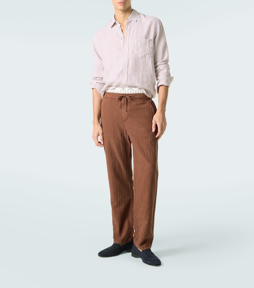 Telles striped linen shirt