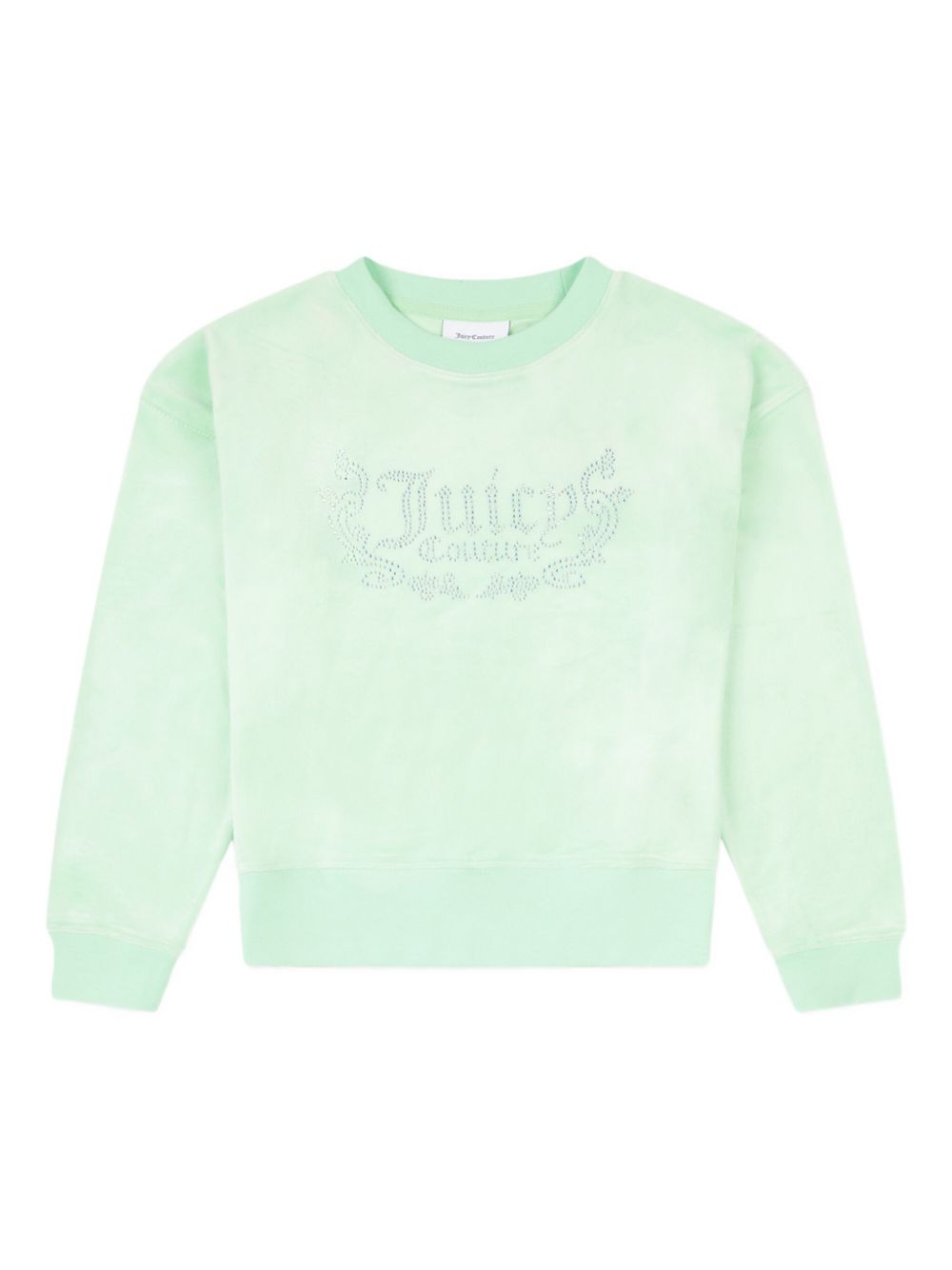 Juicy Couture Kids rhinestone-embellished sweatshirt - Green