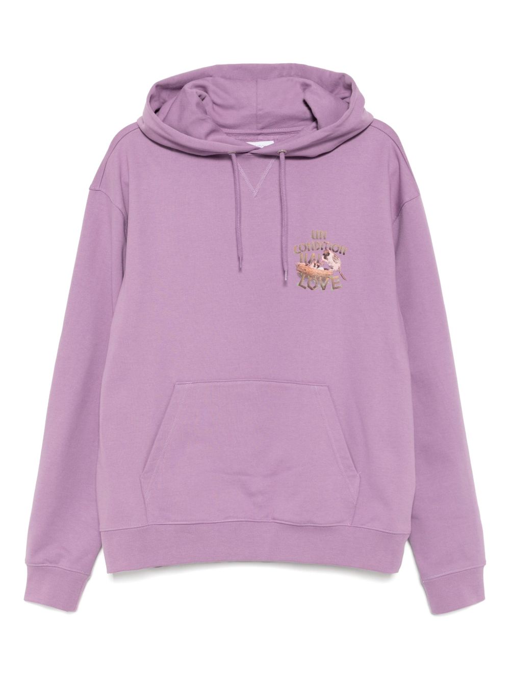 Sky High Farm graphic-print hoodie - Purple