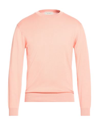 Man Sweater Orange Size 38 Cotton