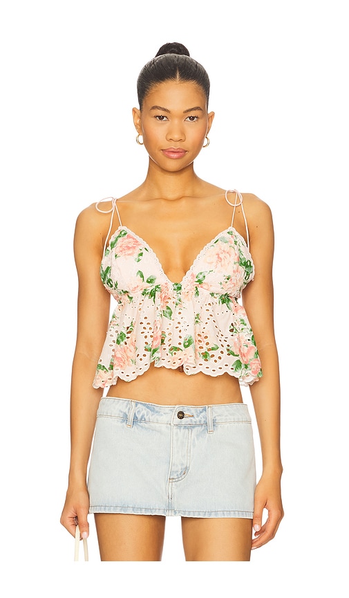 MAJORELLE Chrishelle Crop Top in Pink. -  XL also in L