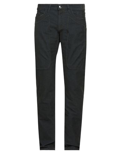 Man Pants Midnight blue Size 36 Cotton, Polyester, Elastane