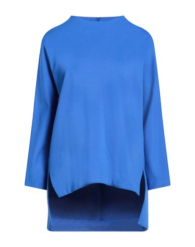 Woman Top Blue Size 6 Viscose, Polyamide, Elastane