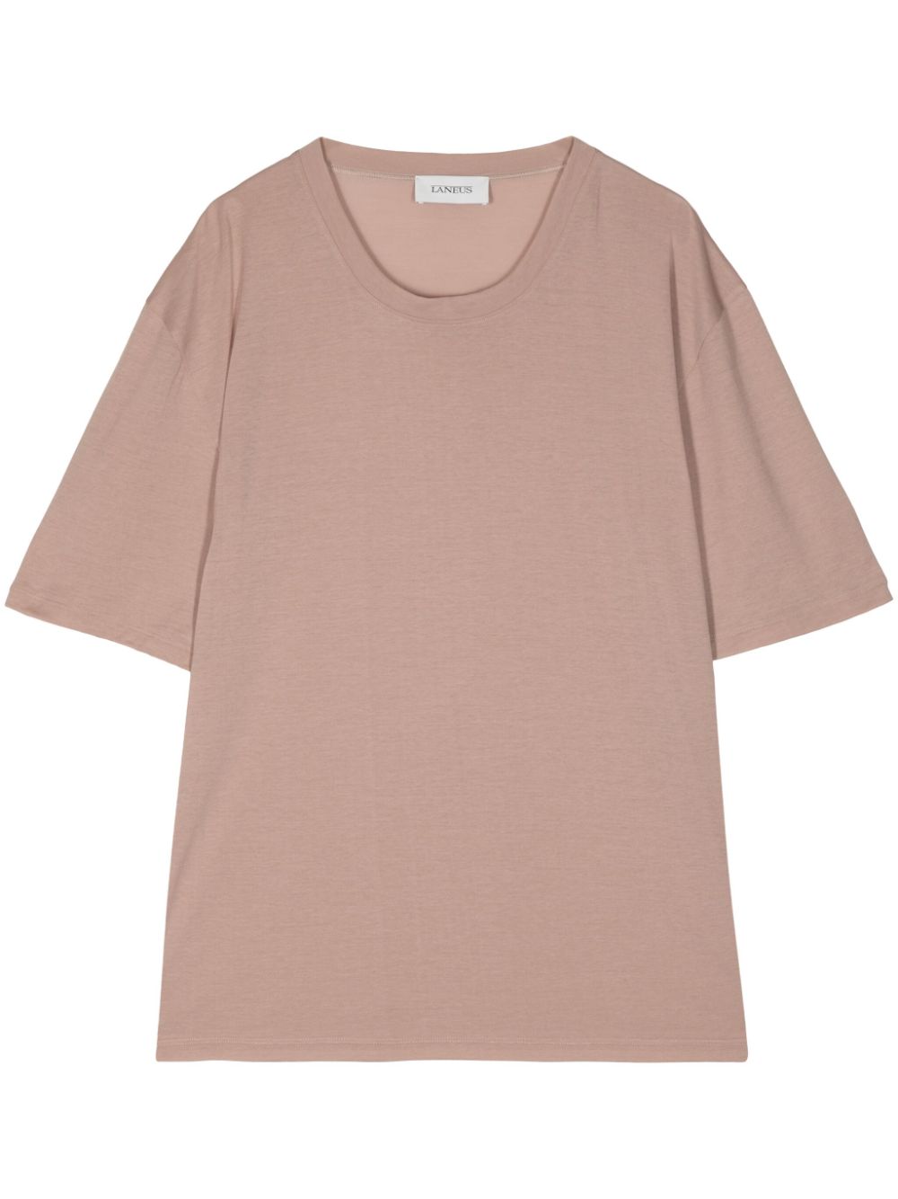 Short-sleeve cotton T-shirt - Brown