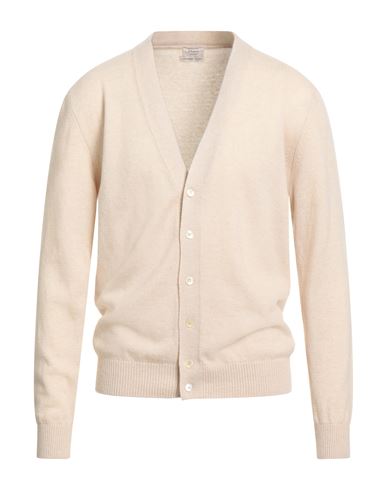 Selezione Man Cardigan Beige Size L Cashmere