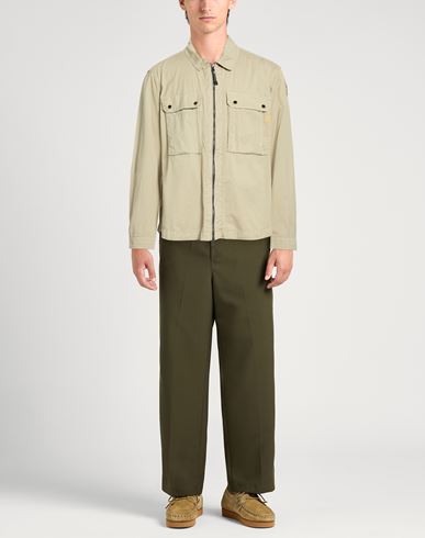 Man Shirt Sage green Size XL Cotton, Elastane