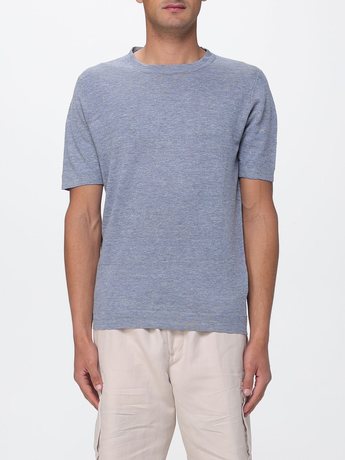Sweater Men color Gnawed Blue
