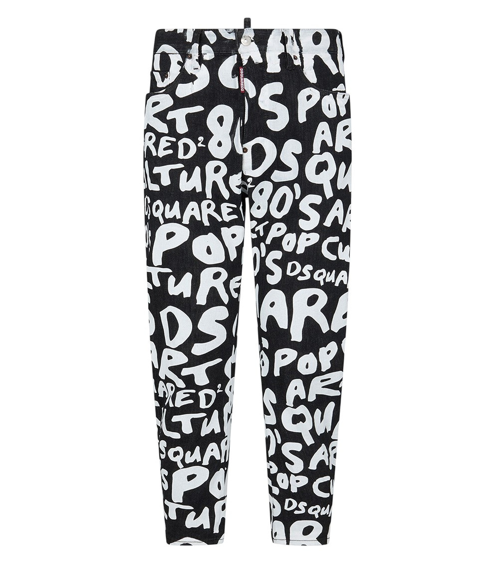 Black Straight Mid Rise Jeans