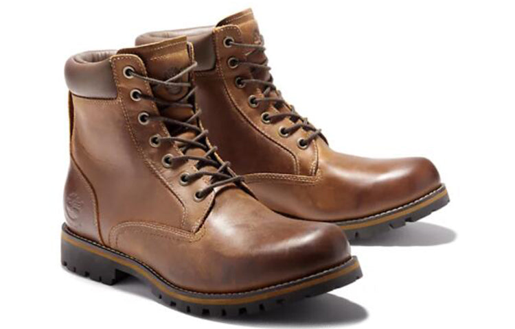 Rugged 6-Inch Waterproof Boots 'Brown'