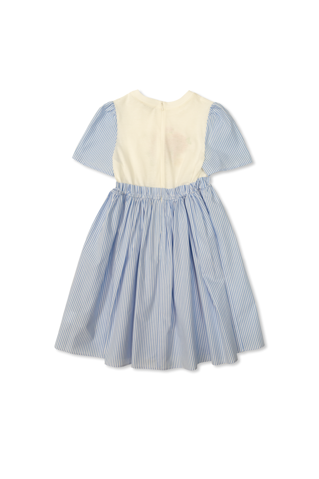 Dress With Stripe Pattern, Unisex, Blue