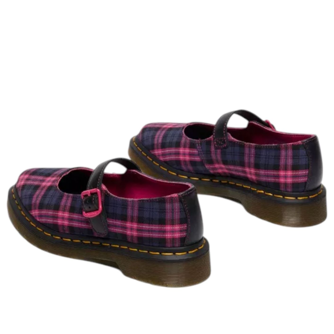 (WMNS) Elphie MJ Tartan 'Black Pink Multi'