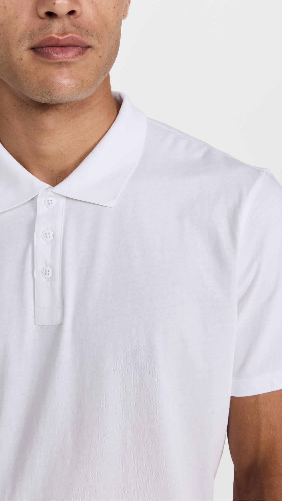 Classic Jersey Polo White